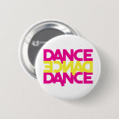 dansdansdansdansen ronde button 5,7 cm (Voorkant /achterkant)