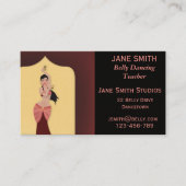 Dansdansdansdansstudio voor leraar visitekaartje (Voorkant)