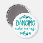 Dansdansen maakt me gelukkig magneet (Voorkant / Achterkant)