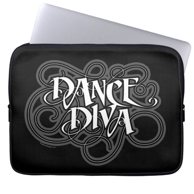 Dansdiva Laptop Sleeve (Voorkant)