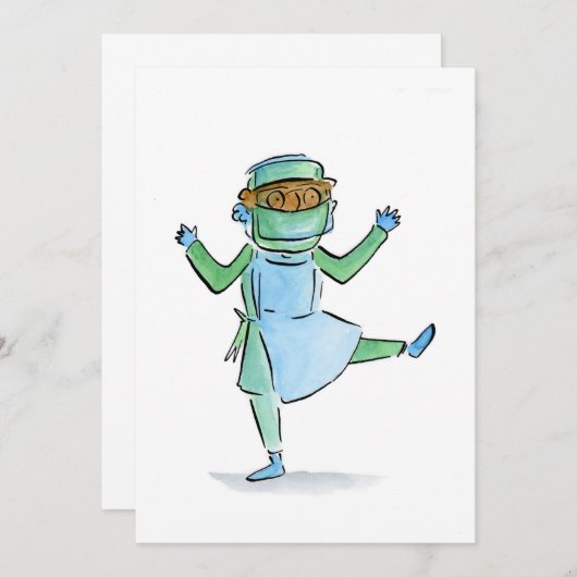 dansdokter kaart (Voorkant / Achterkant)