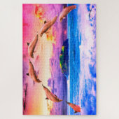 Dansdolfijnen Legpuzzel (Verticaal)