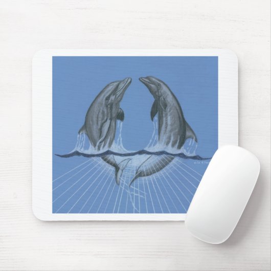 Dansdolfijnen Muismat (Met muis)