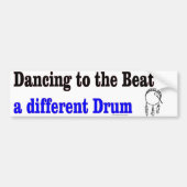 dansdrumbumper bumpersticker (Voorkant)
