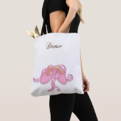 "Danse" Ballet Slippers Ballerina French Dancer Tote Bag (Dichtbij)