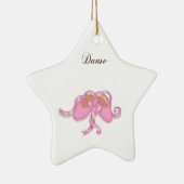 "Danse" Ballet Slippers Keramisch Ornament (Rechts)