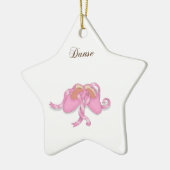 "Danse" Ballet Slippers Keramisch Ornament (Links)