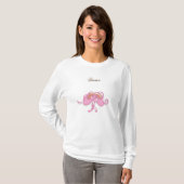"Danse" Ballet Slippers T-shirt (Voorkant volledig)