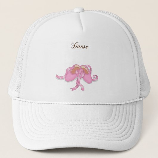 "Danse" Ballet Slippers Trucker Pet (Voorkant)