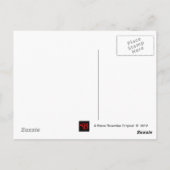 danse du ventre Briefkaart (Achterkant)