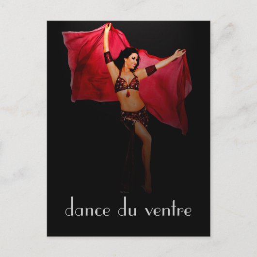 danse du ventre Briefkaart (Voorkant)