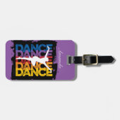 Danse et Lettres (Dance) Bagagelabel (Voorkant horizontaal)