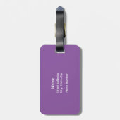 Danse et Lettres (Dance) Bagagelabel (Achterkant verticaal)