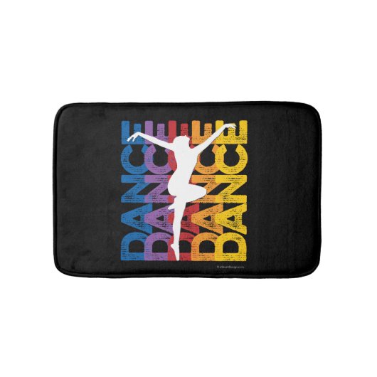 Danse et Lettres (Dance) Bathroom Mat (Voorkant)