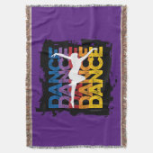 Danse et Lettres (Dance) Deken (Voorkant Verticaal)
