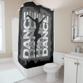 Danse et Lettres (Dance) Douchegordijn (In situ)