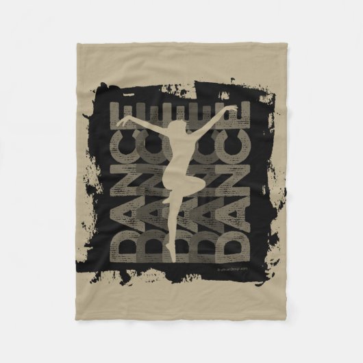 Danse et Lettres (Dance) Fleece Deken (Voorkant)