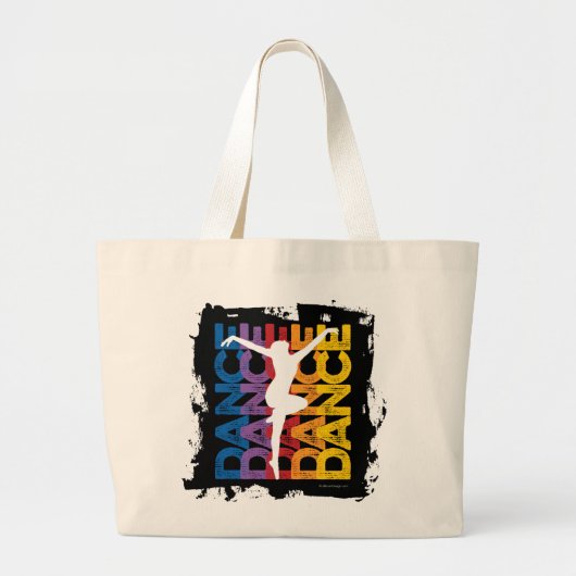 Danse et Lettres (Dance) Grote Tote Bag (Voorkant)