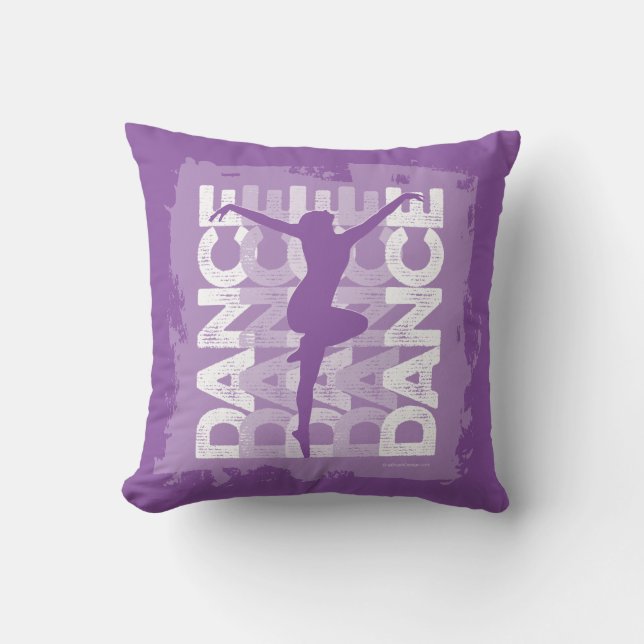 Danse et Lettres (Dance) Kussen (Voorkant)