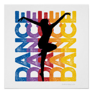 Danse et Lettres (Dance) Perfect Poster