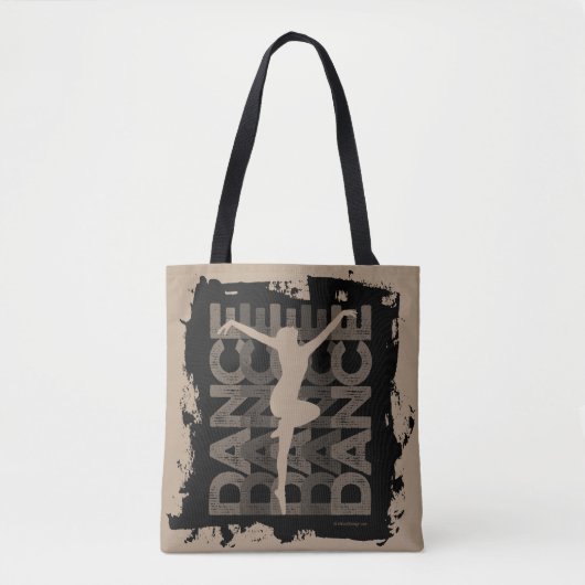 Danse et Lettres (Dance) Tote Bag (Voorkant)