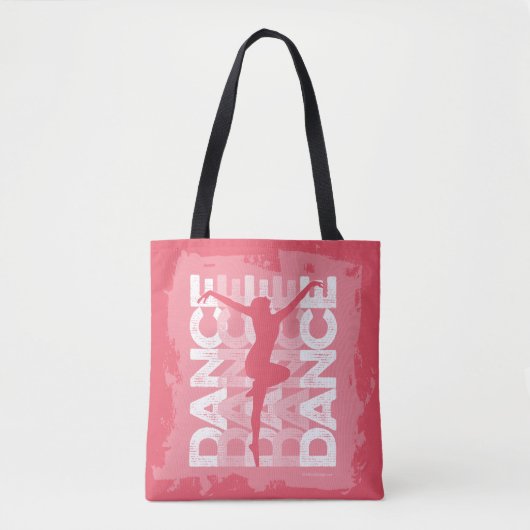 Danse et Lettres (Dance) Tote Bag (Voorkant)