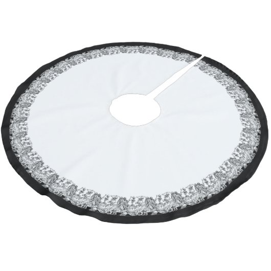 Danse Macabre Border Kerstboom Rok (Gekanteld)