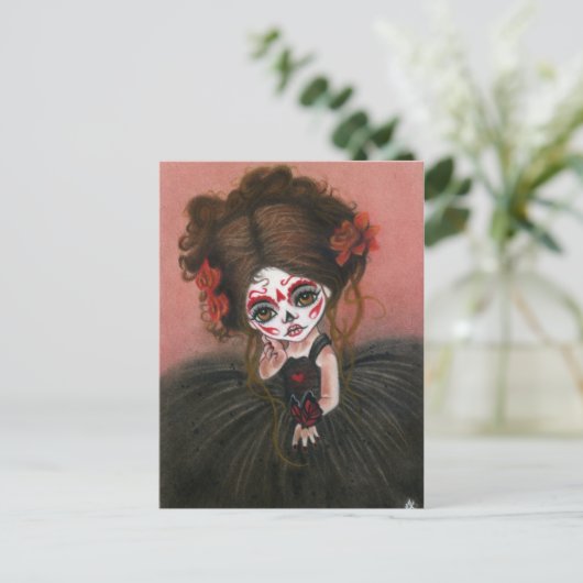 Danse Macabre Briefkaart (Staand voorkant)