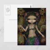 "Danse Macabre : Briefkaart van Tribal Fusion" (Voorkant / Achterkant)