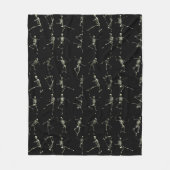 Danse Macabre Fleece Deken (Voorkant)