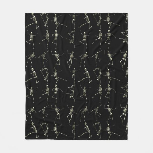 Danse Macabre Fleece Deken (Voorkant)