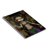 "Danse Macabre :  Tribal Fusion"-laptop Notitieboek (Rechterzijde)