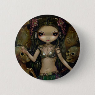 "Danse Macabre : Tribale Fusion"-Button Ronde Button 5,7 Cm