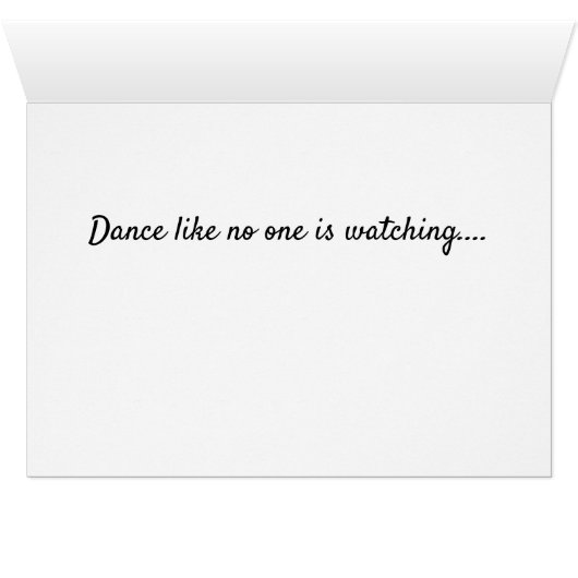 Dansen (Binenzijde Horizontaal (Onderkant))