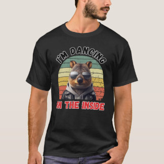 Dansen aan de binnenkant - Quokka stijl T-shirt