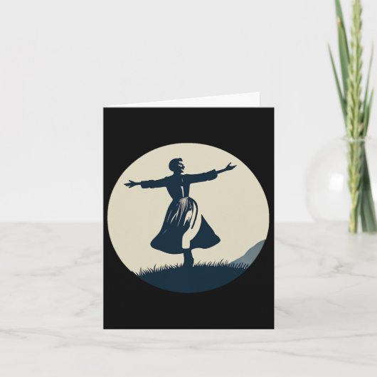 Dansen Alpine Maria Sound of Music Familie Musical Kaart (Voorkant)