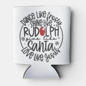 Dansen als Frosty Shine als Rudolph Christmas Blikjeskoeler (Voorkant)