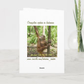 Dansen alsof niemand naar een leuke verjaardag kij kaart (Achterkant)