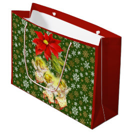 Dansen Baby Angels met sneeuwvlokken Groot Cadeauzakje