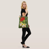 Dansen Baby Angels met sneeuwvlokken Tote Bag (Op model)