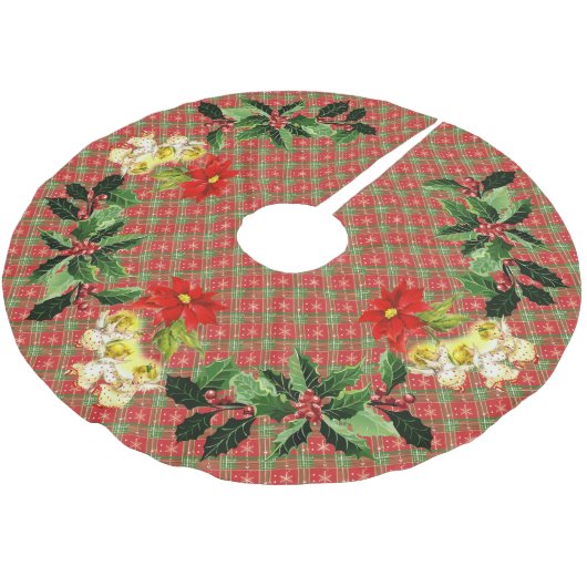 Dansen Baby Angels op Plaid Kerstboom Rok (Gekanteld)