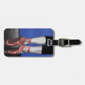 Dansen Ballerina Ballet Schoenen Bagagelabel (Voorkant horizontaal)