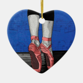 Dansen Ballerina Ballet Schoenen Keramisch Ornament