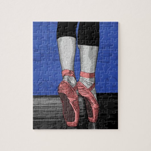 Dansen Ballerina Ballet Schoenen Legpuzzel (Verticaal)