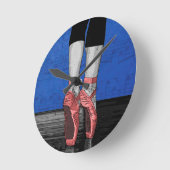 Dansen Ballerina Ballet Schoenen Ronde Klok (Hoek)