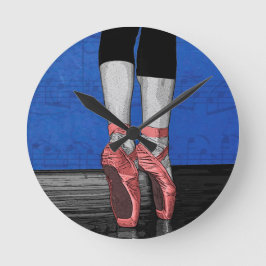 Dansen Ballerina Ballet Schoenen Ronde Klok