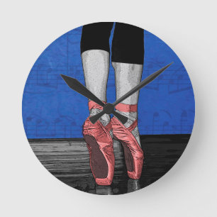 Dansen Ballerina Ballet Schoenen Ronde Klok