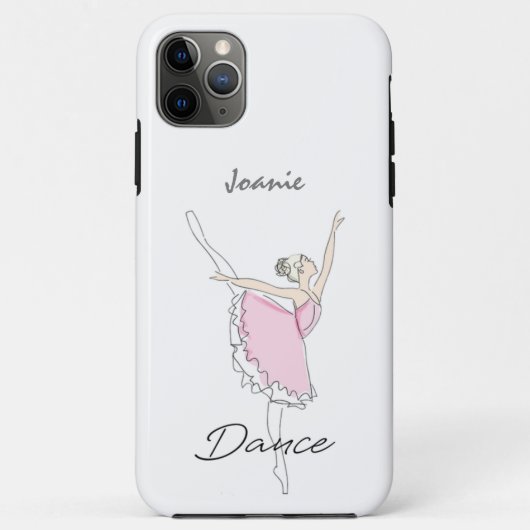 Dansen Ballerina in Roze Tutu Case-Mate iPhone Case (Achterkant)