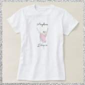 Dansen Ballerina in Roze Tutu T-shirt