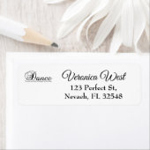 Dansen belooft me dat er altijd nog één zal zijn etiket (Insitu)